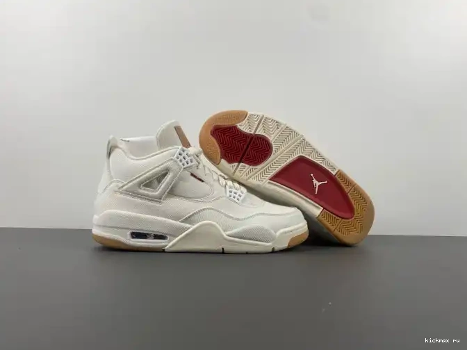 Cheap MAX 'White' Levi's AO2571-100 Air x 4 Jordan 0405